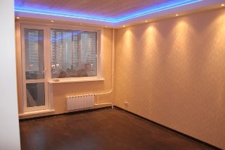 Ремонт спальни 15 кв метров в Саранске под ключ