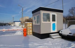 Строительство постов охраны в Саранске